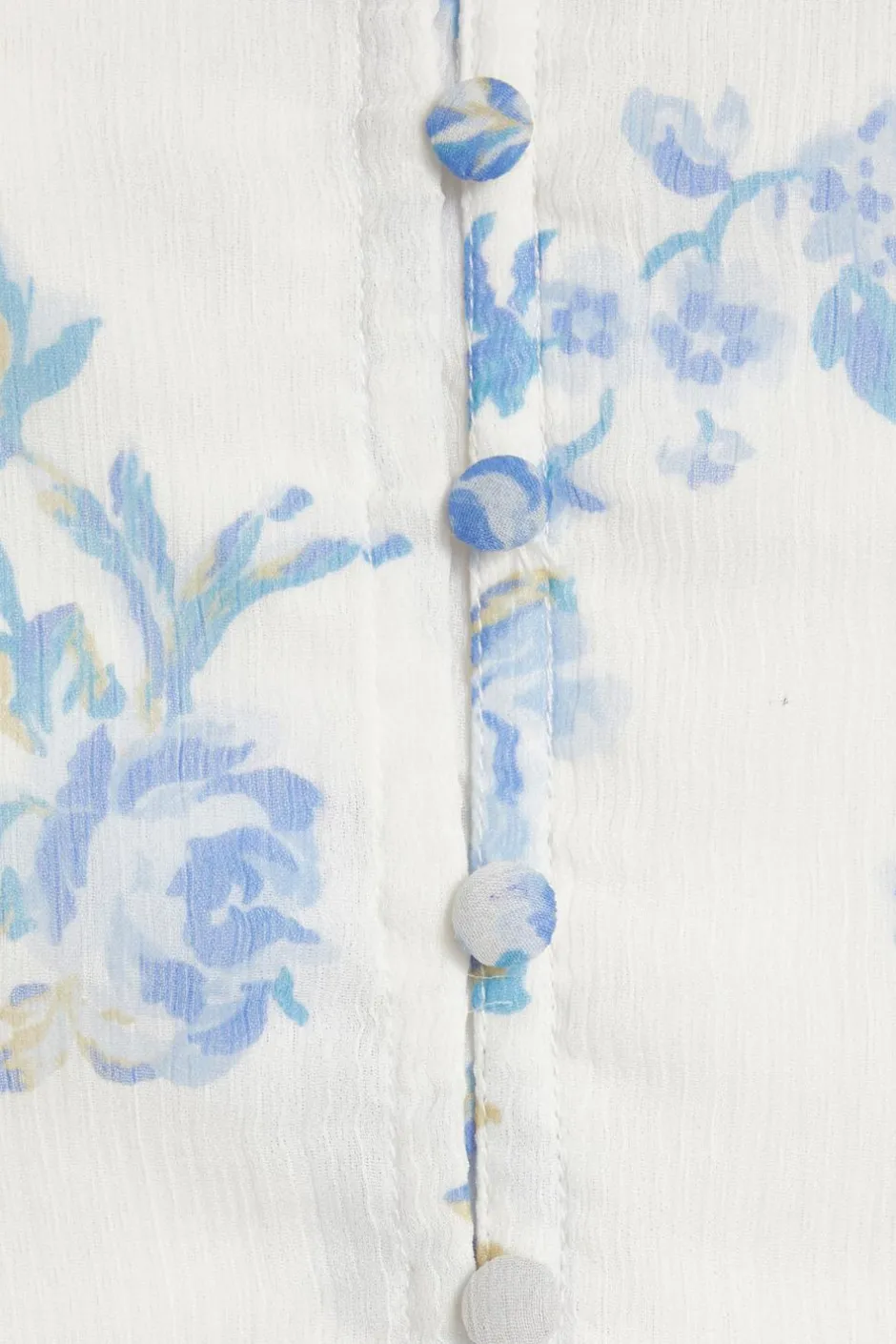 Quiz White Floral Long Ruffle Top Best