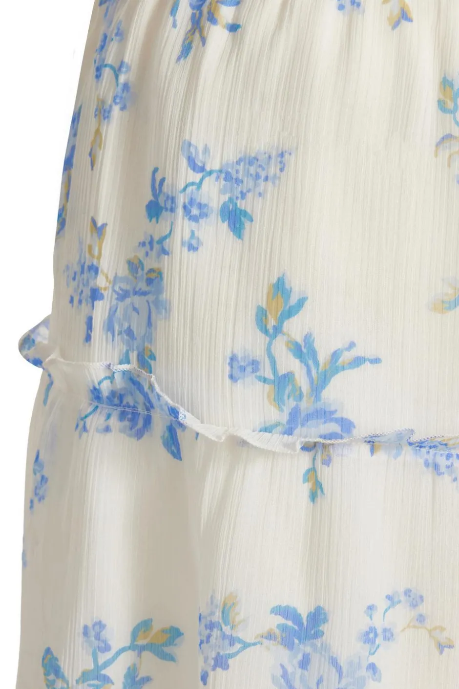 Quiz White Floral Mini Skirt New