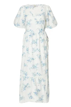 Quiz White Floral Wrap Midaxi Dress Online