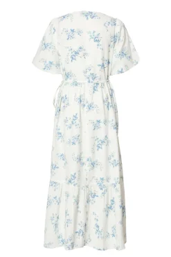 Quiz White Floral Wrap Midaxi Dress Online