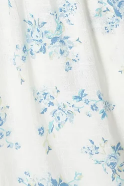 Quiz White Floral Wrap Midaxi Dress Online