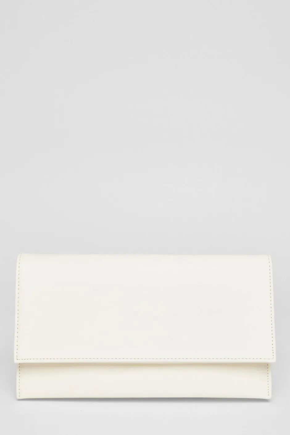 Quiz Fold Over Envelope Bag White Discount