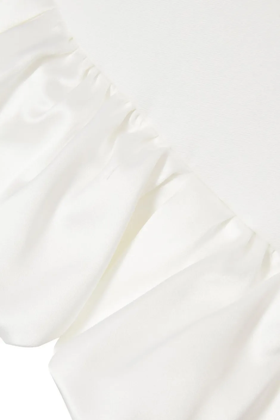 Quiz White Frill Hem Mini Dress Sale