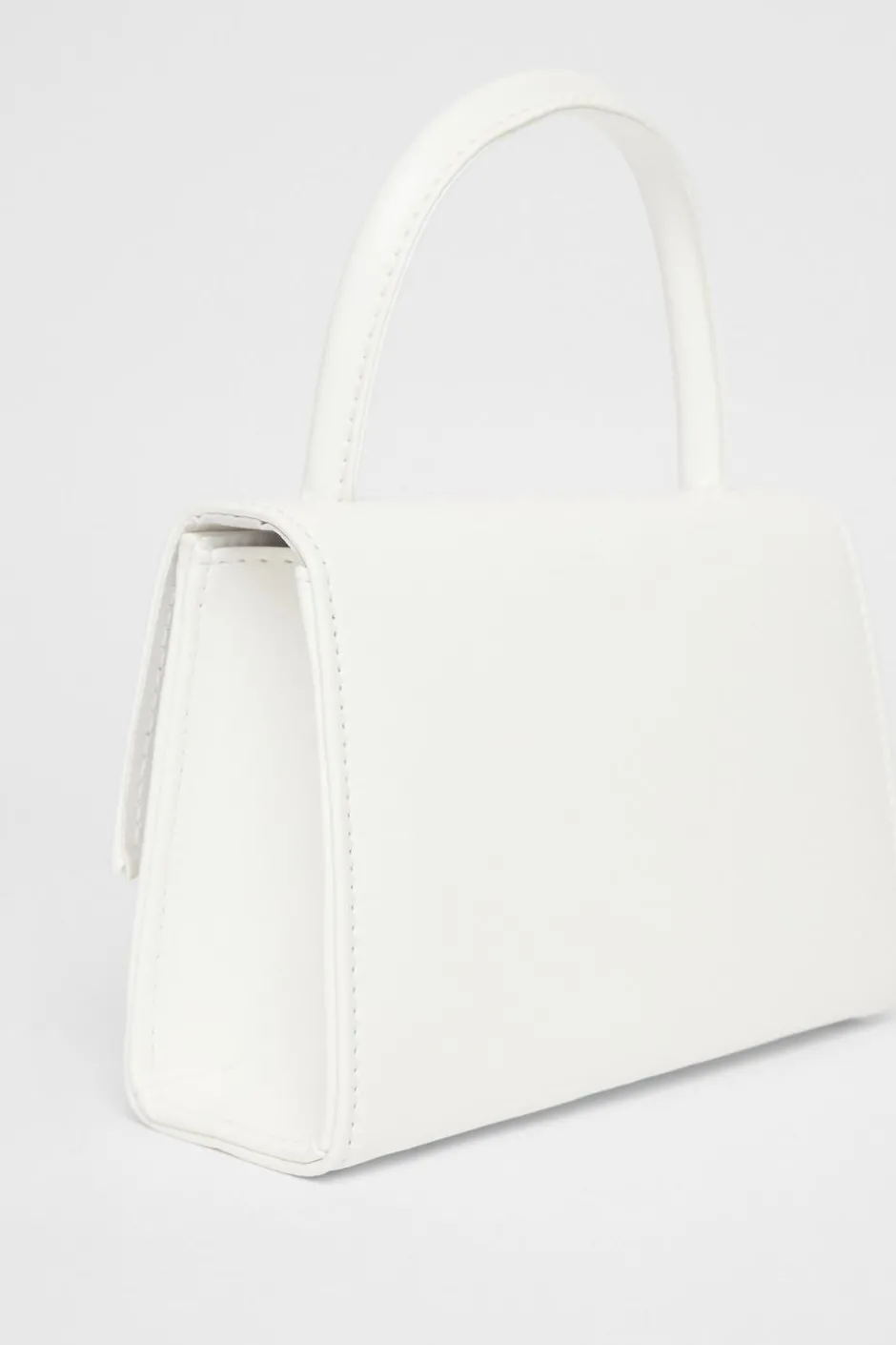 Quiz White Heart Detail Bag New