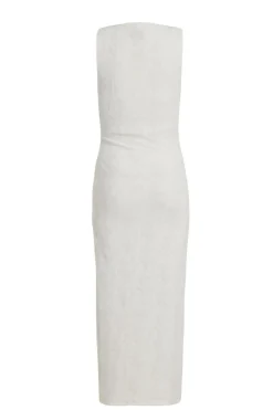 Quiz White Jacquard Midaxi Dress Discount