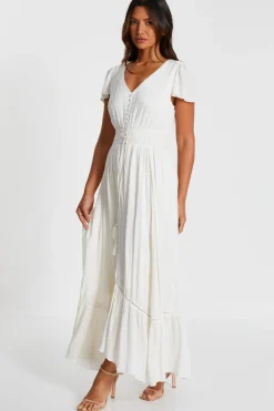 Quiz White Lace Maxi Dress Best