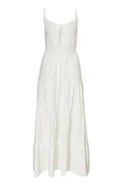 Quiz White Linen Corset Maxi Dress Best