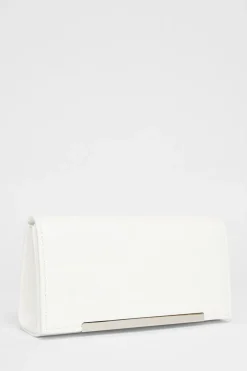 Quiz Long Clutch Bag White Discount