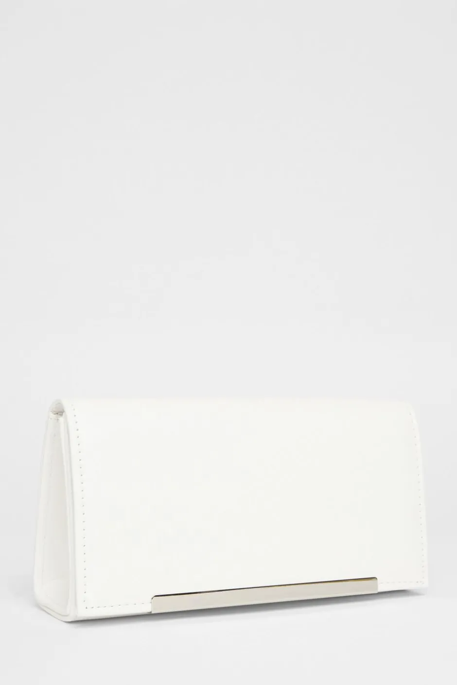 Quiz Long Clutch Bag White Discount