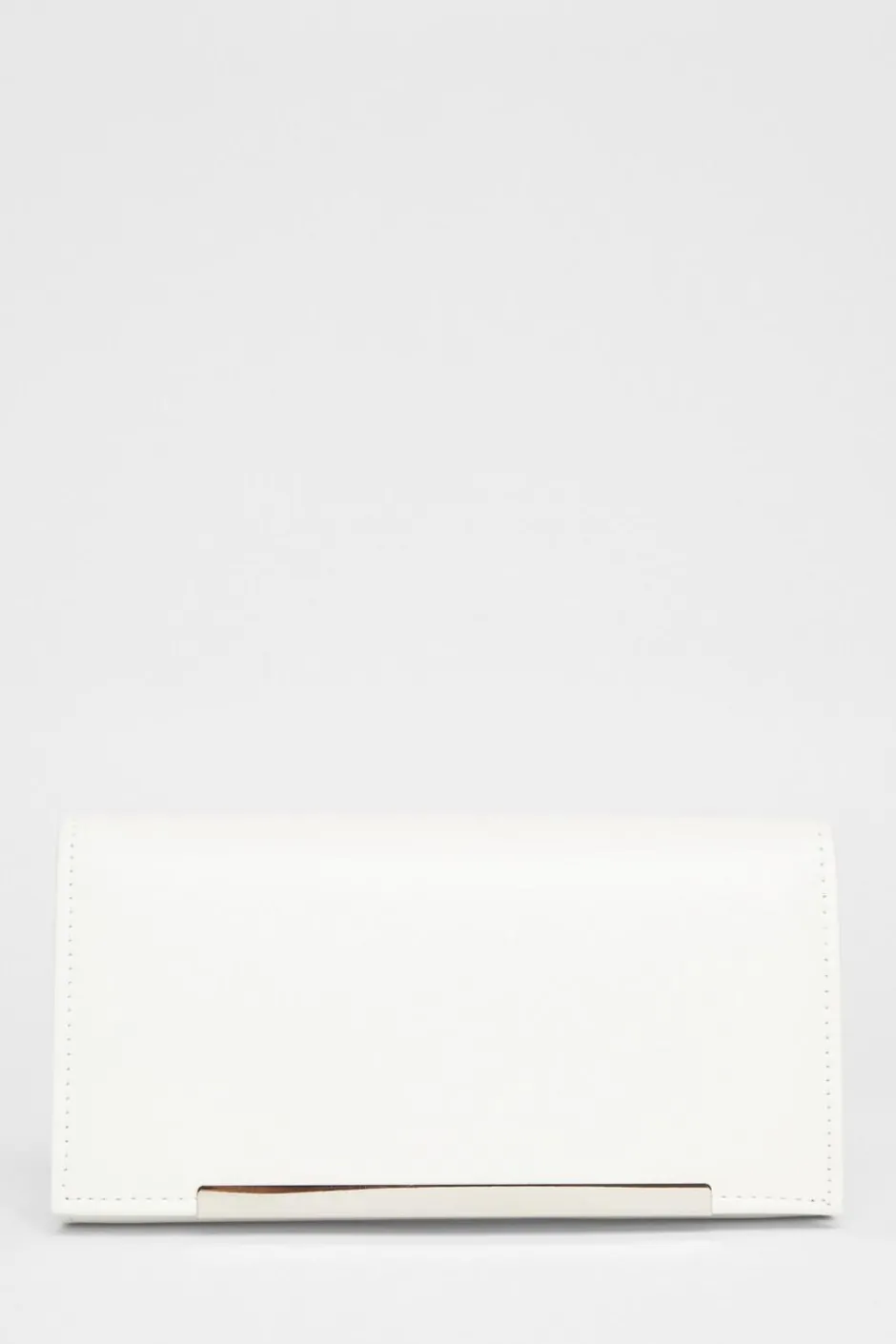 Quiz Long Clutch Bag White Discount