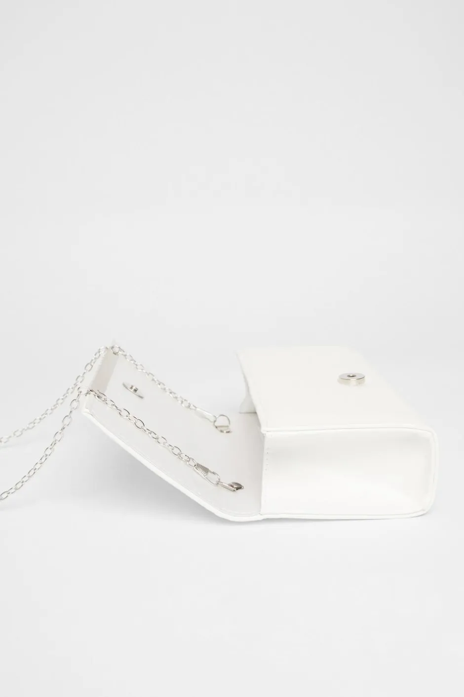 Quiz Long Clutch Bag White Discount