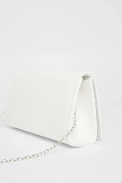 Quiz Long Clutch Bag White Discount
