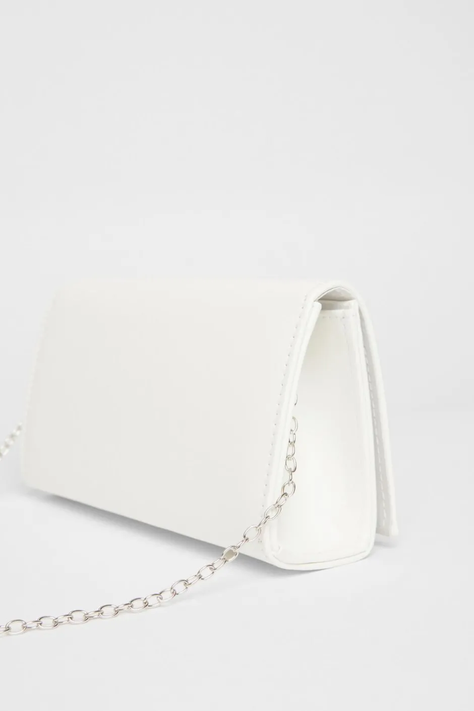 Quiz Long Clutch Bag White Discount