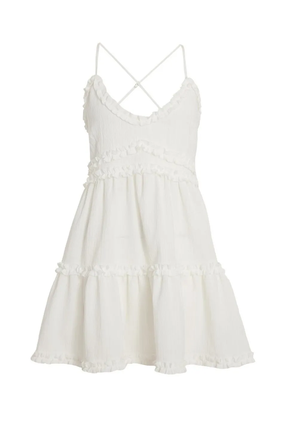 Quiz White Mini Skater Dress Outlet