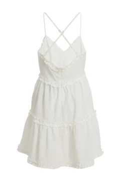 Quiz White Mini Skater Dress Outlet