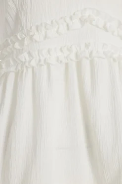 Quiz White Mini Skater Dress Outlet