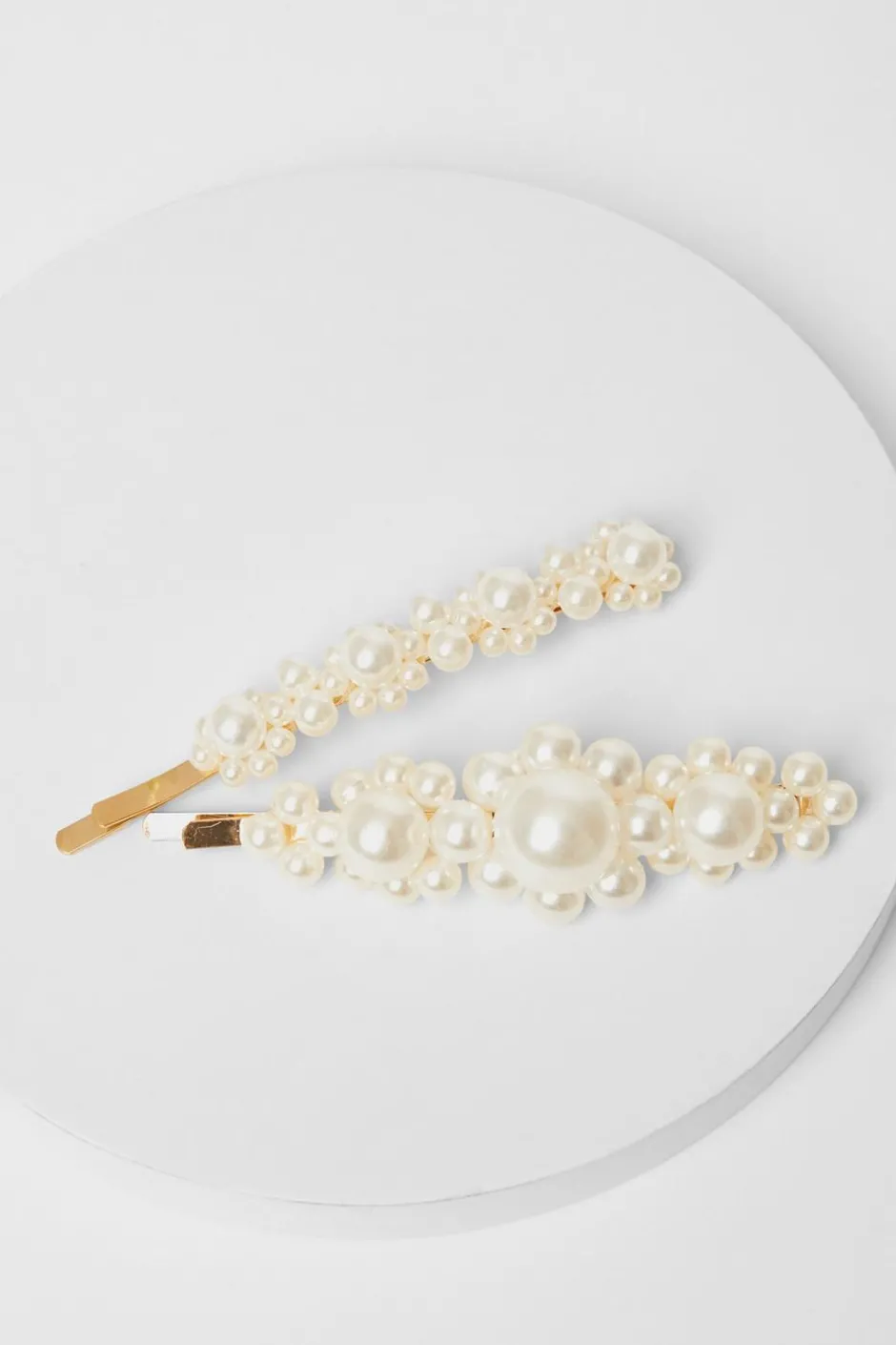 Quiz White Pearl Hair Slides Best