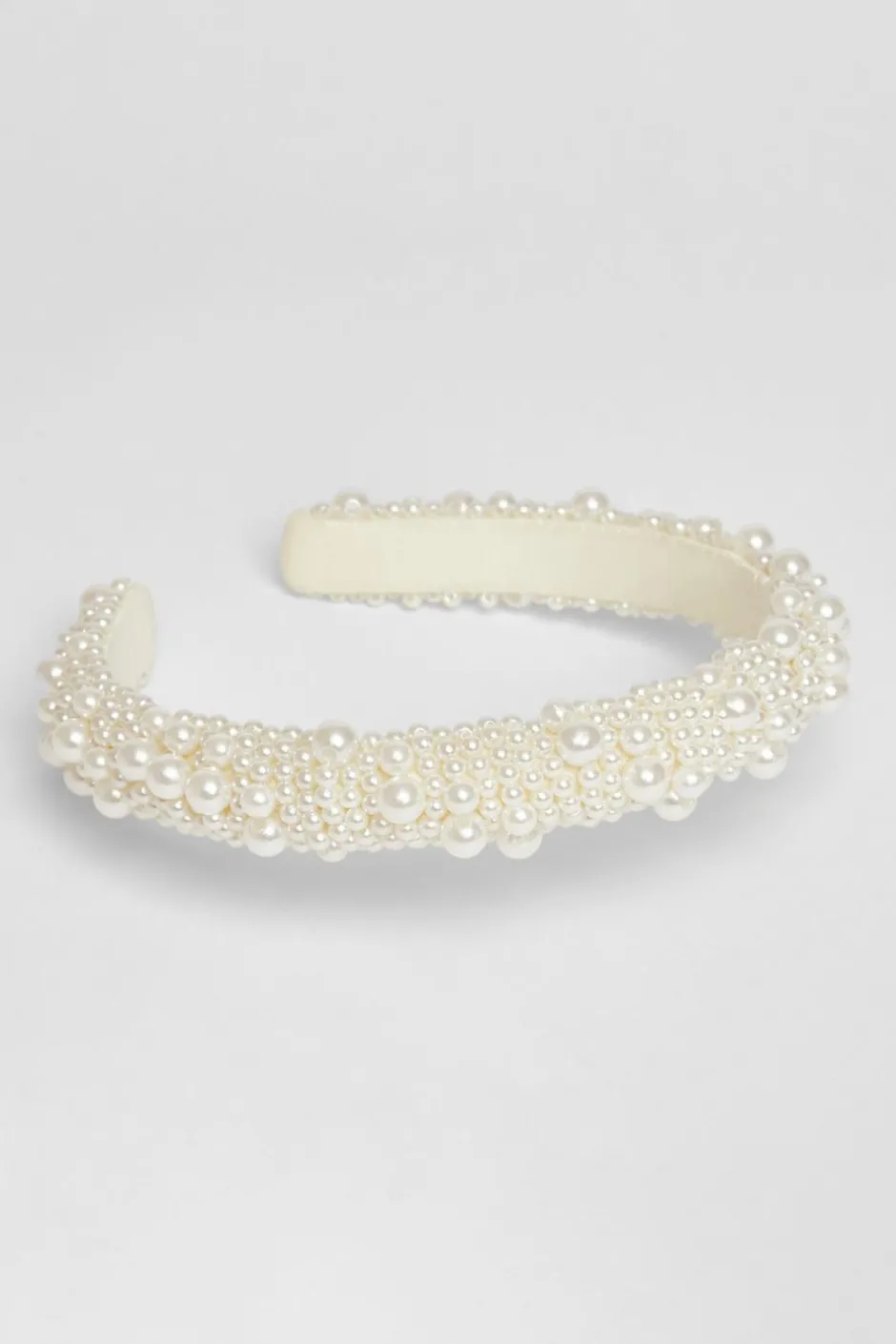 Quiz White Pearl Headband Online