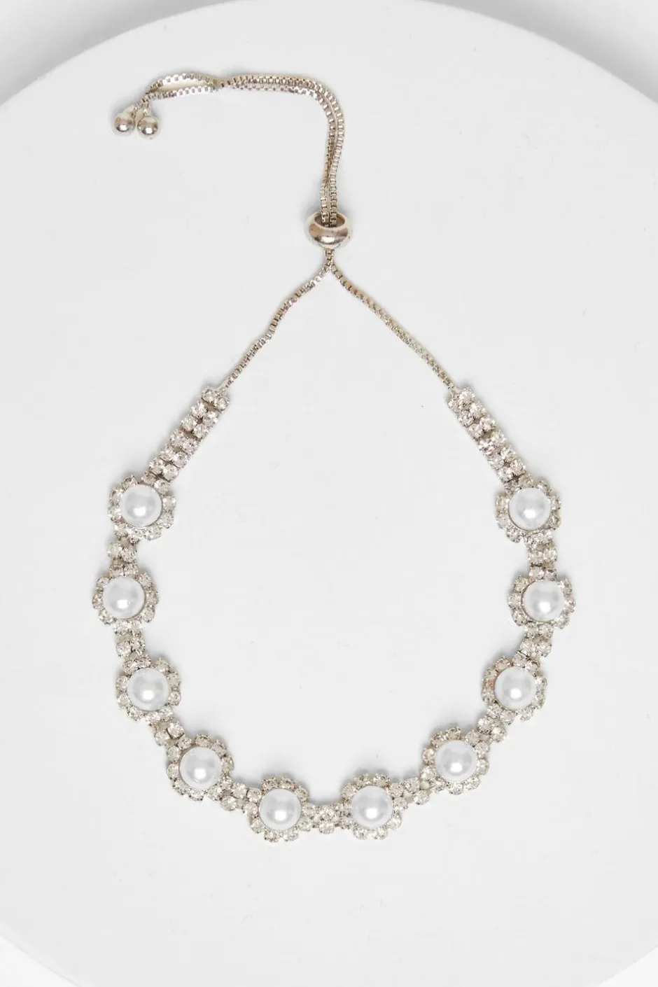 Quiz White Pearl Toggle Bracelet Discount