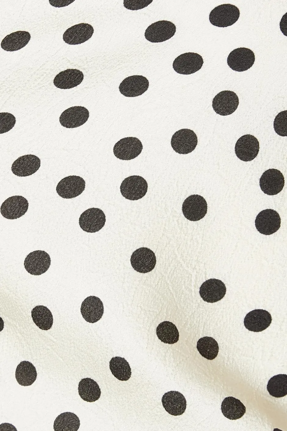Quiz White Ruched Polka Dot Top Sale