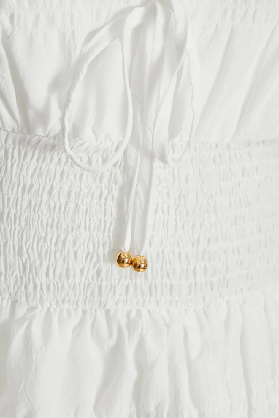 Quiz Ruffle Tiered Playsuit White New