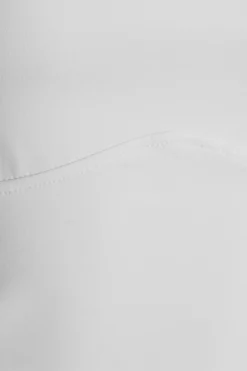 Quiz Scoop Neck Crop Top White Outlet