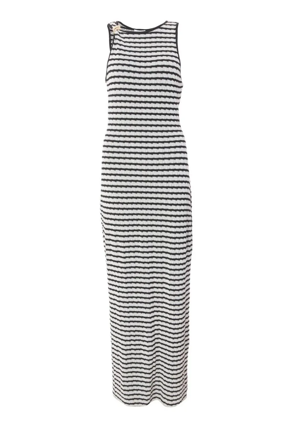 Quiz White Stripe Midaxi Dress Hot