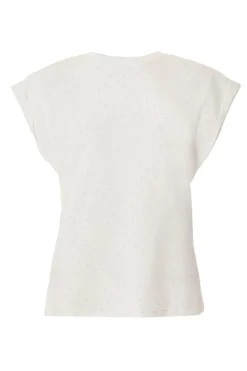 Quiz Stud Detail Top White Online