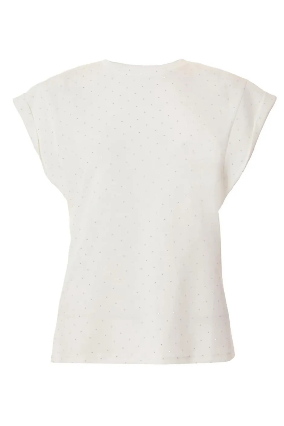 Quiz Stud Detail Top White Online