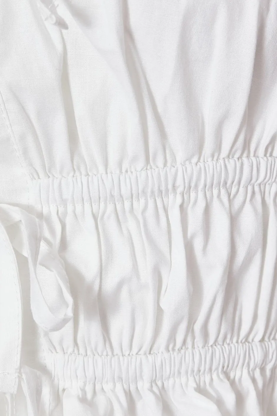 Quiz White Tie Detail Crop Top Clearance