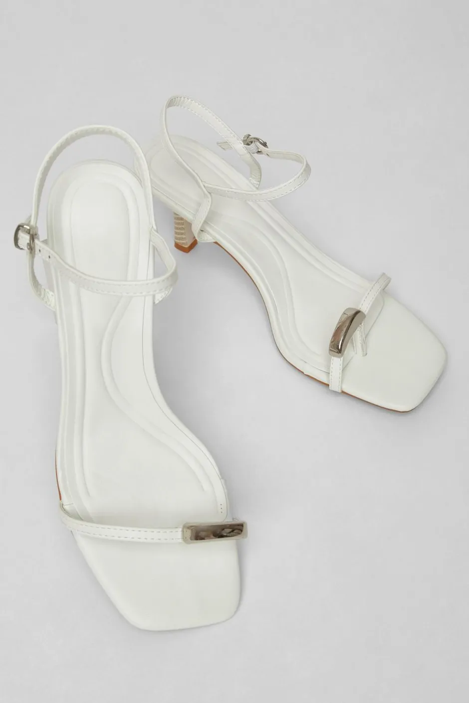 Quiz Toe Thong Stiletto Heels White Discount