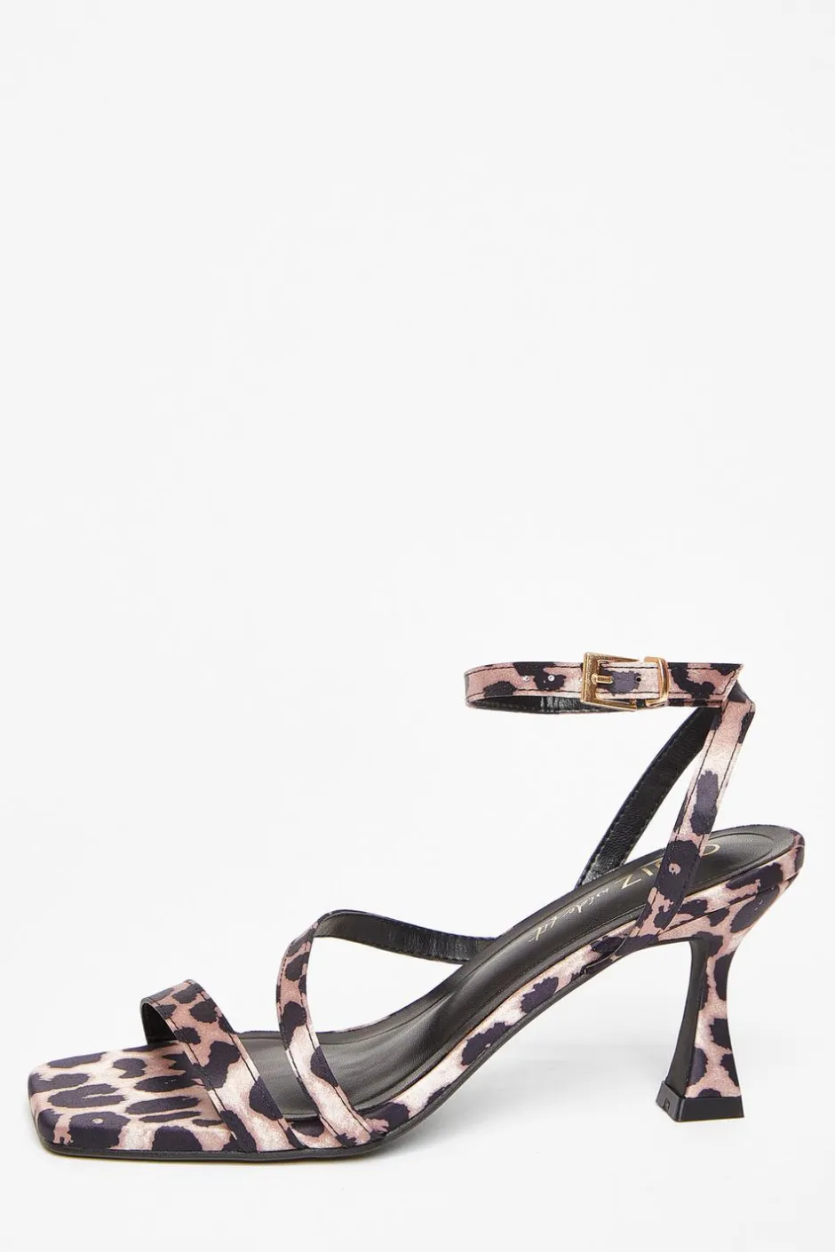 Quiz Wide Fit Leopard Print Sandal Outlet