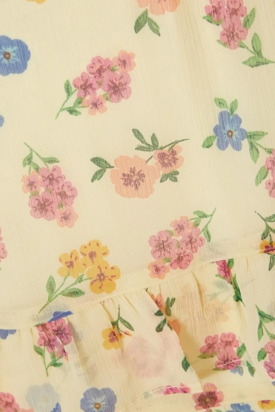 Quiz Yellow Floral Mini Skirt Clearance