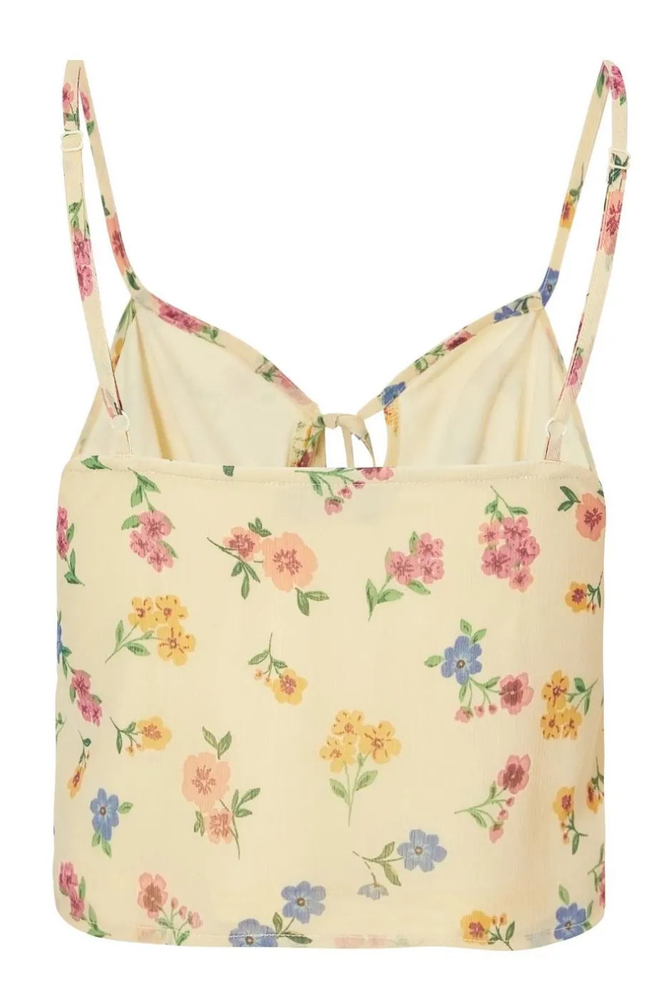 Quiz Yellow Floral Strappy Top Discount