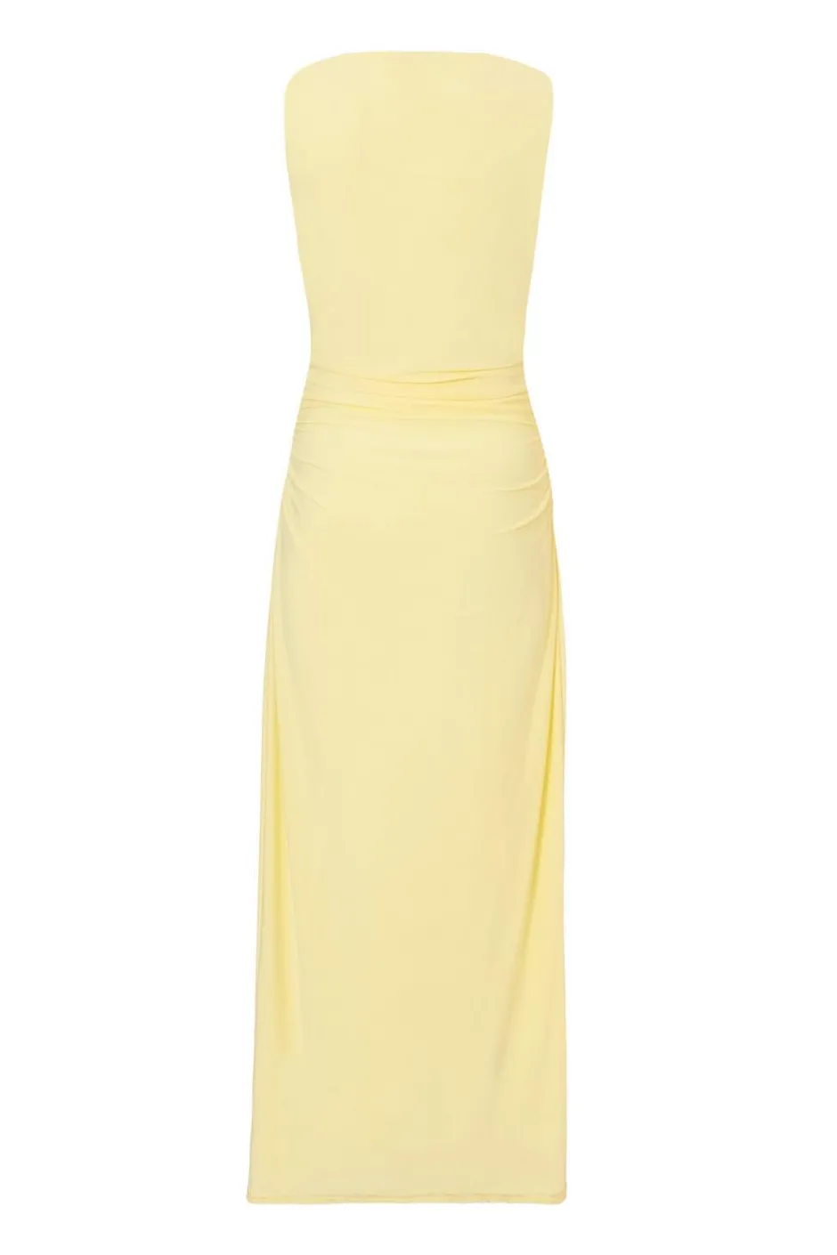 Quiz Gold Buckle Midaxi Dress Yellow Discount
