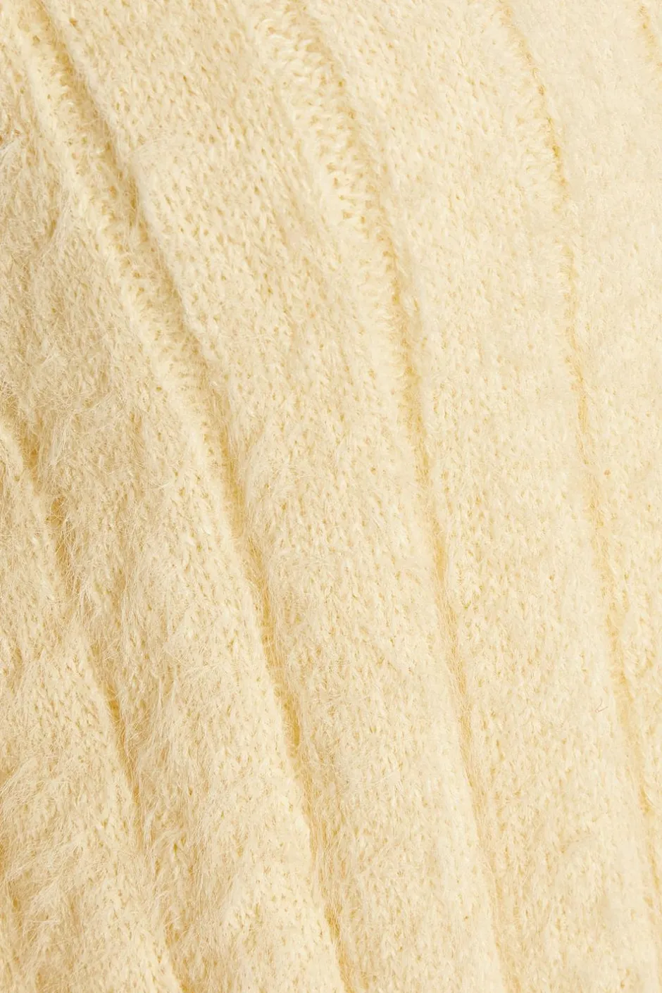 Quiz Knit Cropped Jumper Yellow Sale