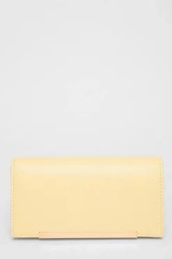 Quiz Long Clutch Bag Yellow Clearance