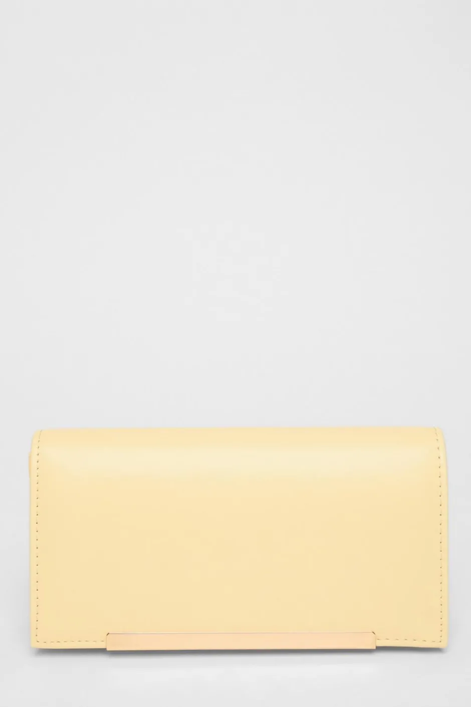Quiz Long Clutch Bag Yellow Clearance